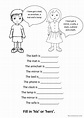 Possessive pronouns: his hers : English ESL worksheets pdf & doc