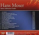 Hans Moser: Hans Moser: Seine schönsten Lieder (CD) – jpc