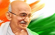 Gandhi Mahatma: filantropía y humanidad.