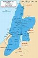 Kingdom of Israel 1020 map-es - Reino de Israel | Bible land, Bible ...