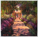 Pathway in Monet's Garden at Giverny 1902 - Claude Monet Paintings