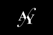 AY Monogram Logo design | Monogram logo design, Monogram logo letters ...