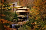 Falling Water in the Fall. More info here: http://www.fallingwater.org ...
