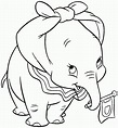 LAMINAS PARA COLOREAR - COLORING PAGES: Dumbo dibujar colorear e imprimir