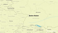 Map Of Baden Austria - Maps of the World