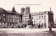 Reims - Reims "place royale de la cathedrale" - Carte postale ancienne ...