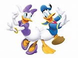 Donald Duck and Daisy Duck dancing