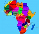 Africa Countries and Capitals Diagram | Quizlet