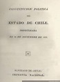 Constitución de 1823 - Memoria Chilena, Biblioteca Nacional de Chile