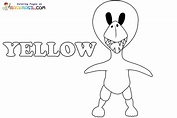 Desenhos de Yellow Rainbow Friends para Colorir