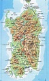 Cartina Della Sardegna Fisica | Cartina
