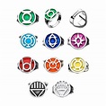 Green Lantern Collector All Lantern Corps Ring Set