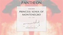 Princess Xenia of Montenegro Biography - Princess of Montenegro | Pantheon