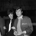 Married American actors James Farentino and Michele Lee walking ...