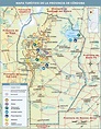 Tourist map of the Province of Córdoba, Argentina | Gifex