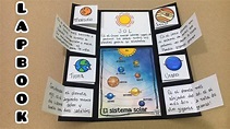 Lapbook del sistema solar | Estructura y decoración - YouTube