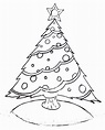 Free Printable Christmas Tree and Santa Coloring Pages - Adventures of ...