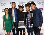 Jada Pinkett, Will Smith y sus hijos Willow, Jaden y Trey en los EMA ...