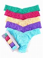 Hanky Panky Womens Plus Size Signature Lace Thong 5-Pack Style-48115XVF ...