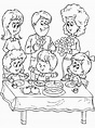 Printable Family Coloring Pages - Printable Templates