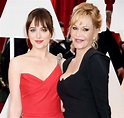 Dakota Johnson, Melanie Griffith Primped Together for Oscars 2015