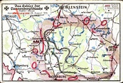 Landkarten Olsztyn Allenstein Ostpreußen, Gebiet der Tannenbergschlacht ...