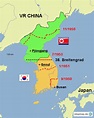 StepMap - Koreakrieg - Landkarte für Asien