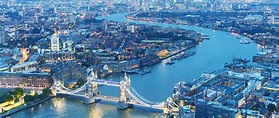 Themse ist die Lebensader der Metropole London