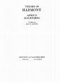 (PDF) THEORY OF HARMONY ARNOLD SCHOENBERG Translated by | Ramiro Barros ...