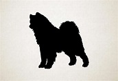Silhouette hond - Samoyed - Emax Deco