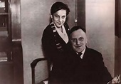 Carl von Ossietzky mit Rosalinde, Redaktion Weltbühne, 1932