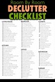 Free Printable Decluttering Checklist Pdf - Printable Word Searches