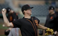 Giants’ Matt Cain passes 1st test — at the plate, too
