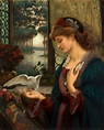 Love’s Messenger, 1885 Marie Spartali Stillman (1884-1927) Watercolor ...