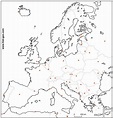 Printable Blank Map Of European Countries | Printable Maps