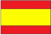 Stampa disegno di Bandiera Spagnola a colori