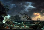 The Shipwreck By Claude Joseph Vernet Print or Oil Painting ...