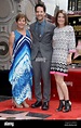 Paul Rudd with his mother Gloria Rudd and sister Julie is honored with ...
