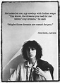 Wordthy | Sharing word worthy quotes | Patti smith quotes, Patti smith ...