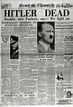 Publishing, Historic Newspaper Headlines, 2nd May 1945, The front ...