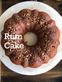 Rum Cake | Rum cake, Desserts, Pudding desserts