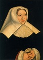 Portrait of Margaret of Austria (1480-15 - Lucas Cranach il Vecchio ...