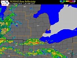 Michigan Satellite Weather Map - East Map