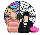 Wednesday and Enid PNG - Etsy UK