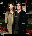 Director of the movie "10 Items or Less" Brad Silberling and his wife ...