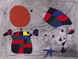 Joan Miró - Le sourire des ailes flamboyantes (La sonrisa de alas ...