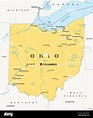 Mapa de ohio fotografías e imágenes de alta resolución - Alamy