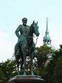 Equestrian statue of Grossherzog Ludwig IV in Darmstadt Germany