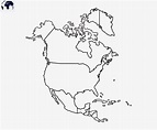 North America Blank Map - Blank World Map