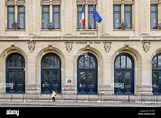 La entrada principal de la Universidad Paris Sorbonne, París IV ...